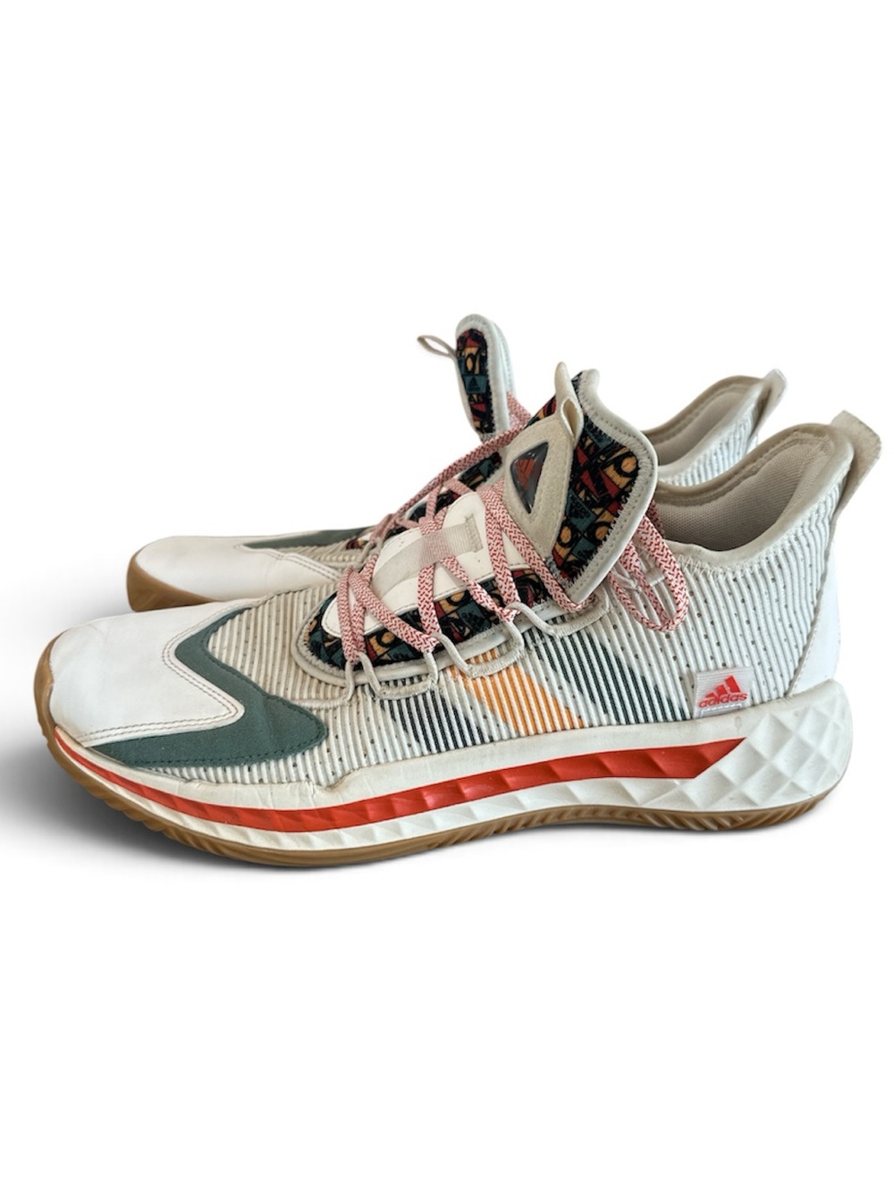 MEN’S ADIDAS PRO BOOST “CHALK WHITE” Basketball shoes sneakers - size 11.5